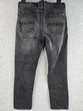 Buffalo David Bitton Jeans Mens 34x30 Black Stretch Straight Fit Denim Pants